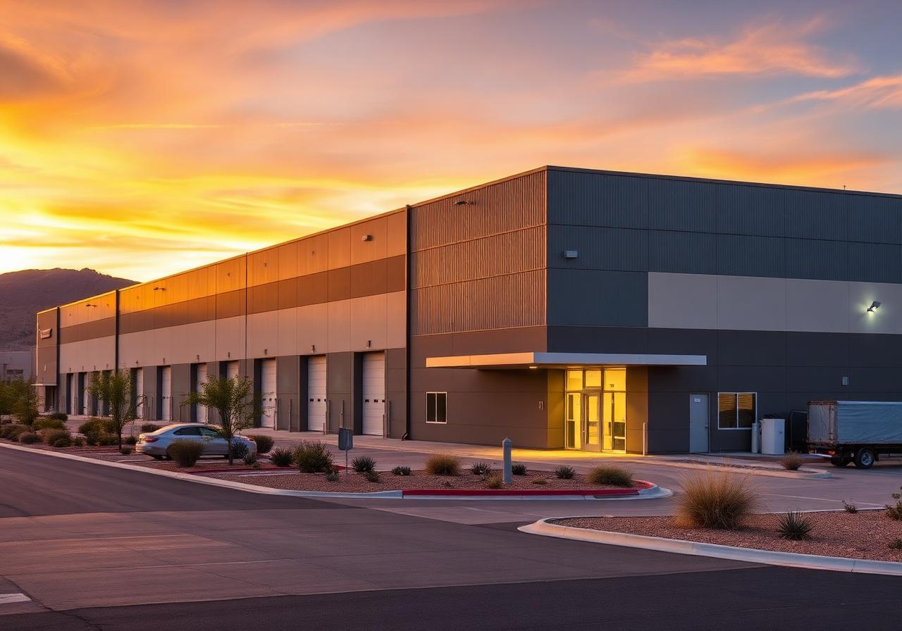 Industrial warehouse low voltage installation